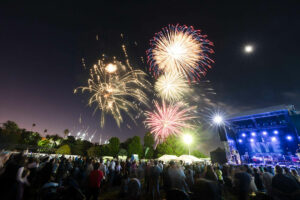 Fireworks in Footscray Park